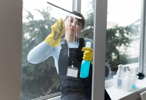 Nettoyage de vitres intérieures et extérieures à Champdieu
